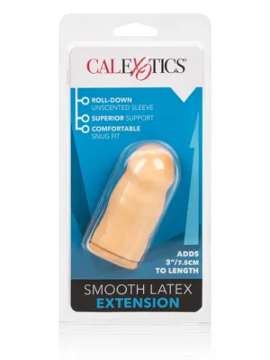 Smooth Penis Extension Sleeve Soft Cock Head 3-inch Dick