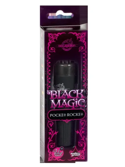 Black Magic Pocket Rocket Masturbation Sleeve - Black