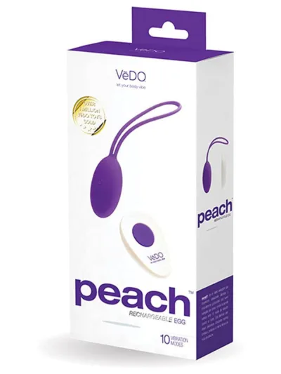 Peach Vibrating Kegel Egg Fun Vibrating Kegel Exercise Into You Indigo