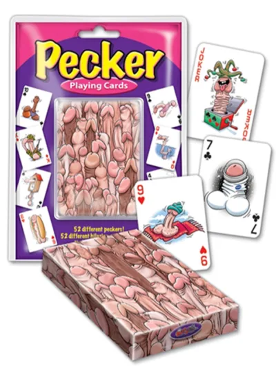 Pecker Poker Playing Cards with Funny Dick Pictures