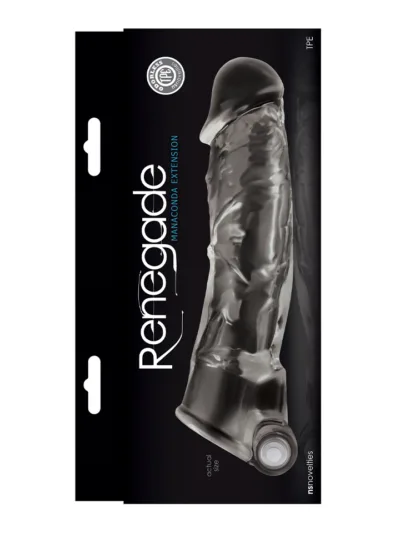Elite Vibrating Penis Extension Sleeve Renegade Manaconda