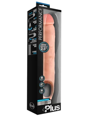 11.5 Inch Silicone Cock Sheath Penis Extender Add 2.5 Inches