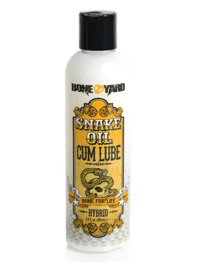 Cum Lube Hybrid Blend Personal Lubricant Boneyard Snake Oil - 8.8 Oz