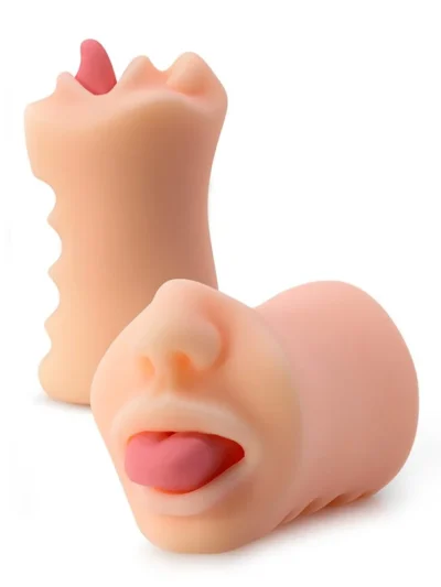Flesh Mouth Masturbators Penis Stroker Male Masturbation Aid Oral Sex