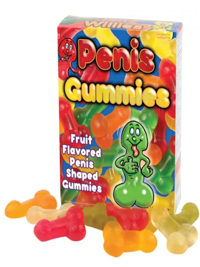 Fruity Flavored Penis Gummies Bachelorette Party Candy- 4.23 Oz