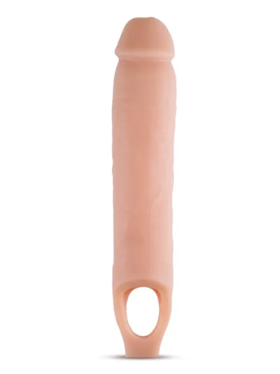 11.5 Inch Cock Sheath Penis Extender Sleeve - Vanilla