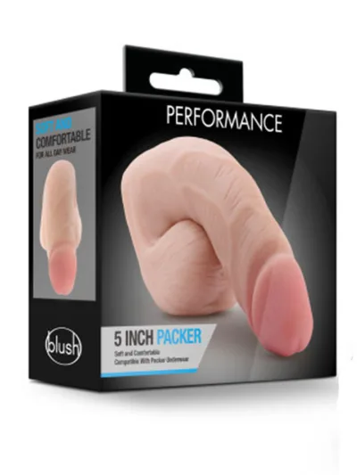 5 Inch Packer Dick Natural Looking Penis Bulge - Vanilla