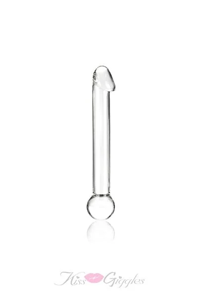 7 Inch Fracture Resistant Realistic Penis Head Glass Dildo