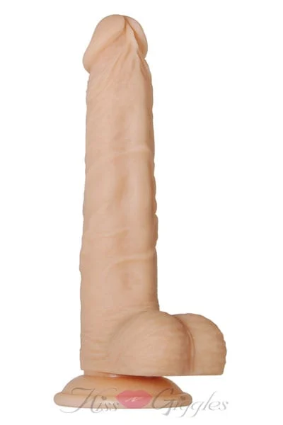 9 inch rechargeable vibrating dildo realistic looking cock