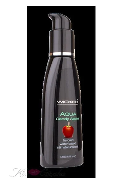 Aqua Candy Apple Flavored Water-based Lubricant 2 Oz.