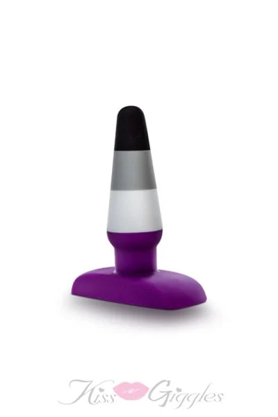 3.75 inches Artisanal Butt Plug Anal Sex Toy - Avant Pride P7 Ace