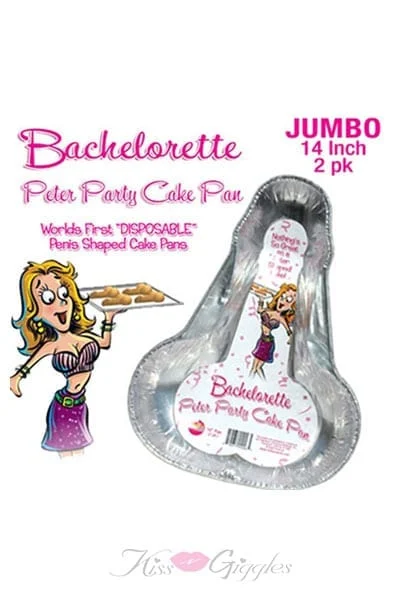 Bachelorette Jumbo Peter Party Cake Pan - 14 Inch