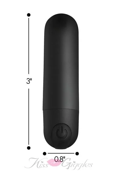Bang vibrating bullet with remote control bullet vibrator - black