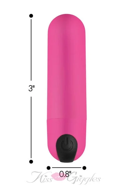 Bang vibrating bullet with remote control - pink