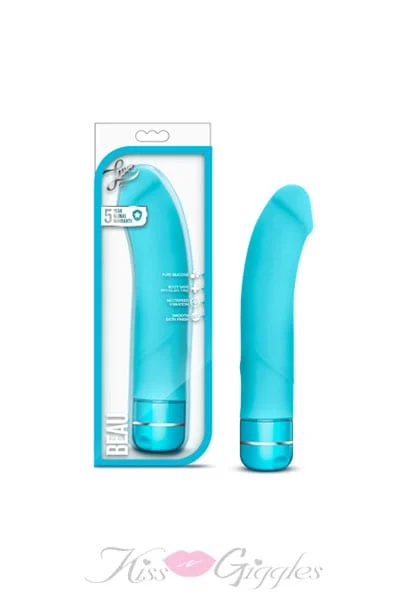 Blue Beau Gspot Curved Pure Silicone Waterproof Vibrator