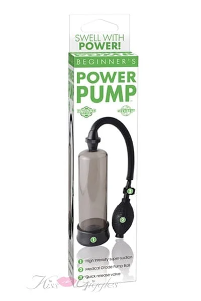 Beginner's Power Pump - Smooth Flexible PVC opening - Smoke