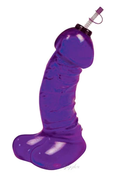Big Dicky Chug Sports Bottle - Purple - 16 oz.