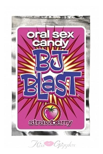 BJ Blast Strawberry Oral Sex Candy Exploding Party Favors