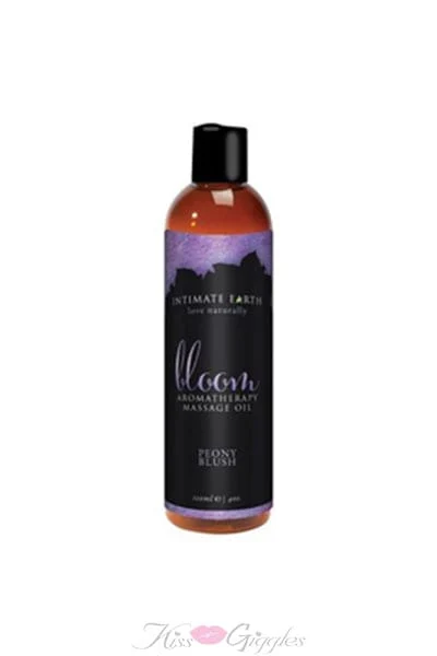 Bloom Aromatherapy Massage Oil Peony Blush - 4 Oz. / 120 Ml