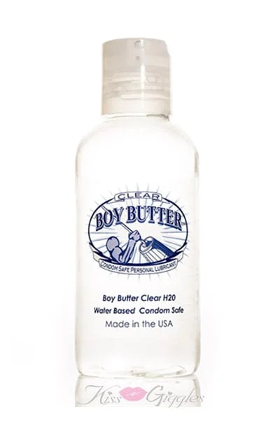 Boy Butter Clear H2o - Water Based Lubricants - 4 Oz.
