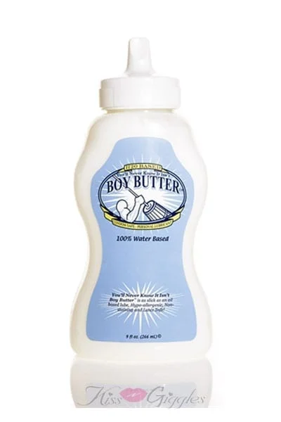 Boy Butter H2O Personal Lubricant - 9 oz. Squeeze Bottle