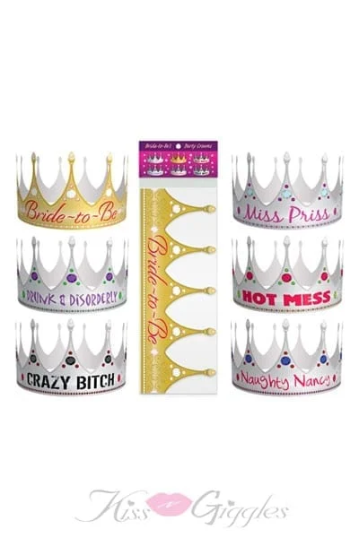 Bride-to-be Party Crowns