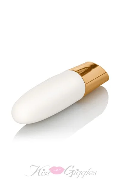 Callie 3 inches Vibrating Mini Wand Clitoris Stimulator - White