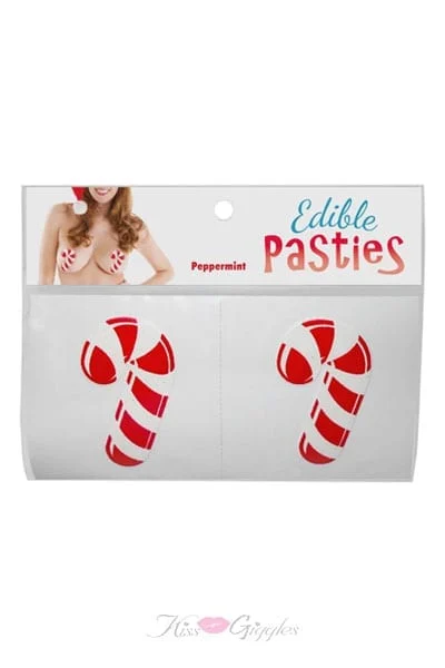 Nipple Pasties Peppermint Flavor Christmas Candy Cane