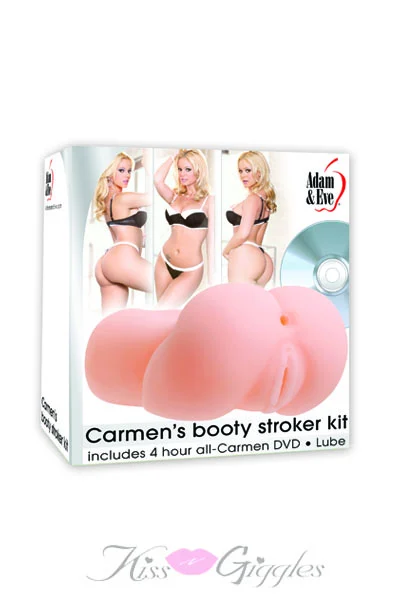 Carmens booty stroker kit includes 4-hour dvd - adam and eve