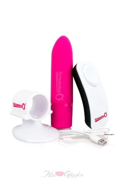 Remote Control Powerful Pink Vibrator with 10 Vibration Speeds