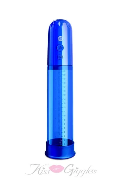 Classix Auto-Vac Power Penis enlargement Pump Vacuum Cylinder - Blue