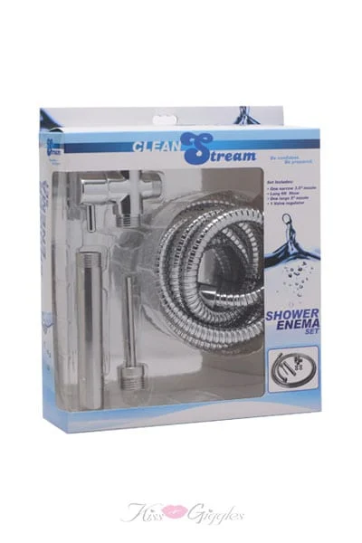 Clean stream metal deluxe shower system