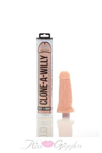 Clone a willy - molding gel to clone a penis - light skin