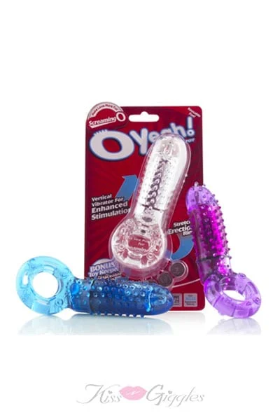 Cock Ring O Yeah - Assorted Colors - One Size Fits All - Quantity 1
