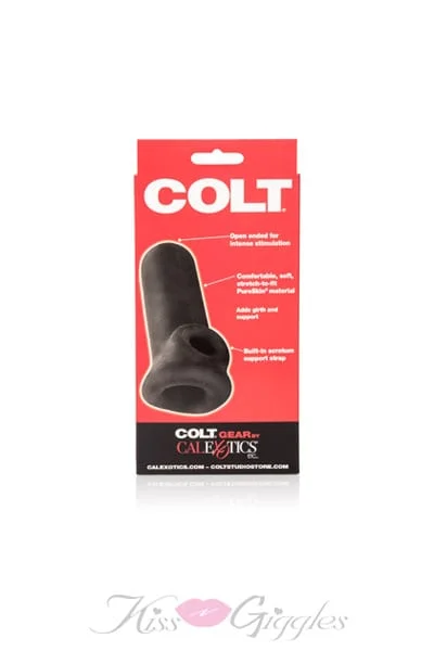 Colt slammer penis sleeve cock girth enhancer - black