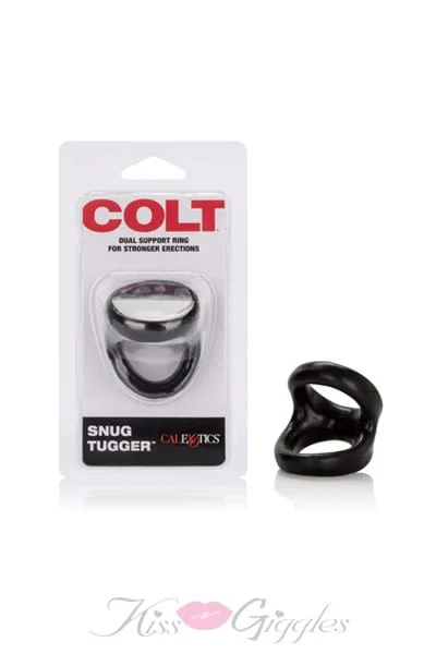 Colt Snug Tugger Cockring For Stronger Erections - Black