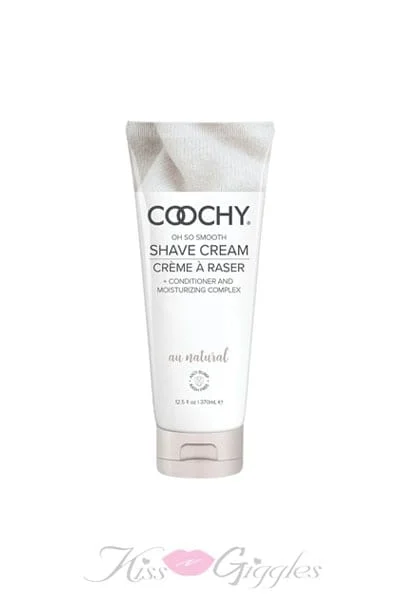 Coochy Shave Cream Au Natural 12.5 Oz. Non-irritant Fragrance Free