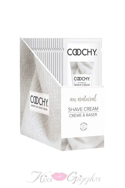 Coochy rash free & anti-bump shaving cream - 24 count display