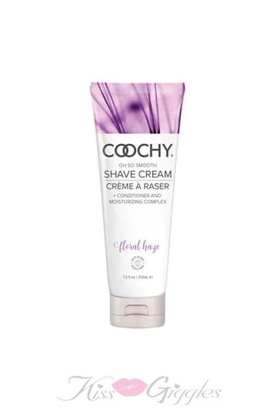 Coochy Shave Cream - Floral Haze - 7.2 Oz Rose, Jasmine & Fruit
