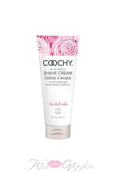 Coochy shave cream frosted cake 12. 5 oz vanillla, butter cream, lilacs