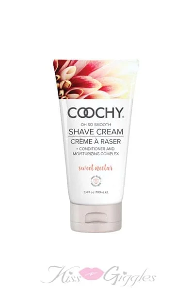 Coochy Shave Cream - Sweet Nectar - 3.4 Oz Pear, Wild Berries, Apple