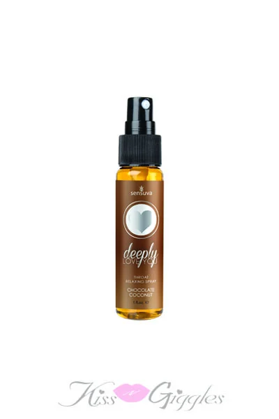 Deeply Love You Throat Relaxing Spray - Chocolate Coconut - 1 Fl. Oz.