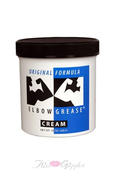Mineral Oil Based Thick Cream Lubricant - Elbow Grease - 15 oz.