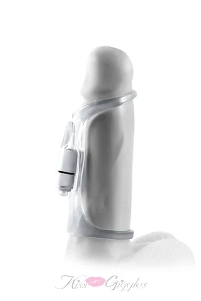 Fantasy X-tensions Vibrating  Cock Sling - Clear