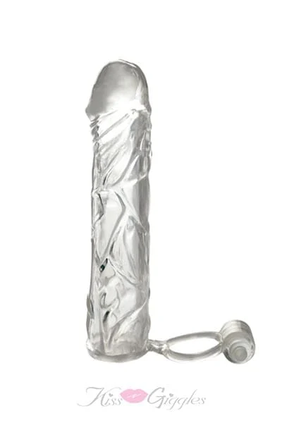 Fantasy X-tensions Vibrating Super Sleeve - Clear