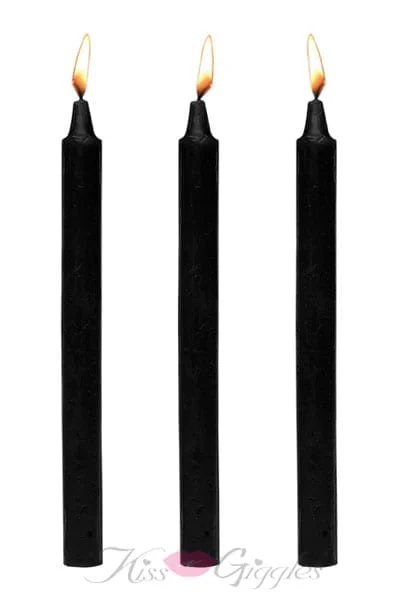 Fetish drip candles 3pk - black