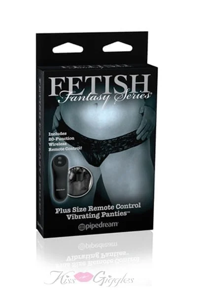 Fetish Fantasy Series Remote Control Vibrating Panty - Plus Size