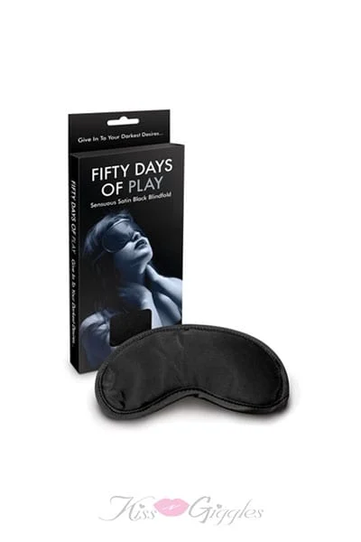 Fifty Days of Play Sexy Black Sense Enhancement Blindfold