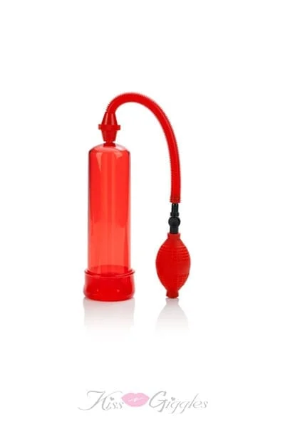 Firemans Pump - Super suction with quick release valve - Red