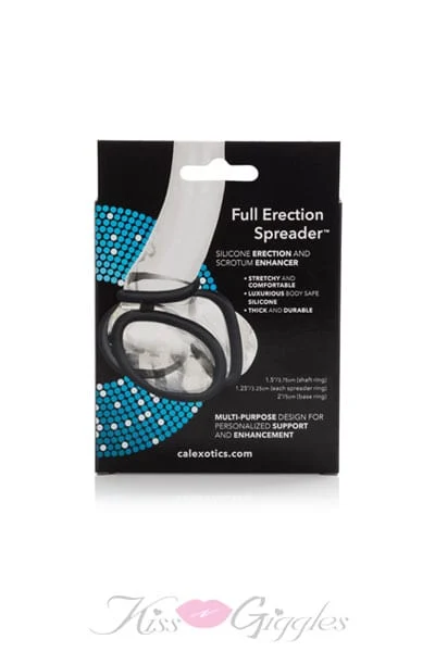 Full erection spreader male cockring and erection enhancer